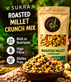 Roasted Millet Crunch Mix